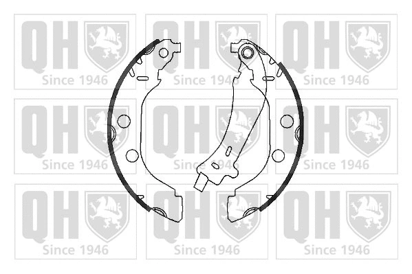 Brake Shoe Set (BS962)