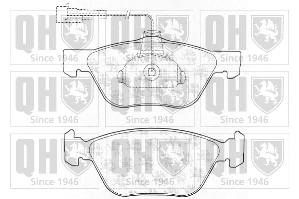 Brake Pad Set, disc brake (BP1234)
