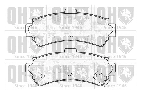 Brake Pad Set, disc brake (BP961)