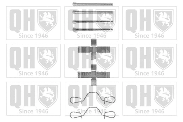 Accessory Kit, disc brake pad (BFK823)