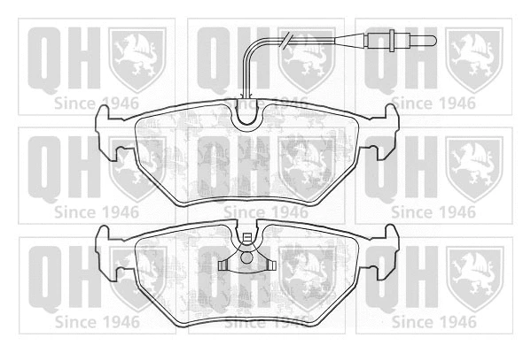 Brake Pad Set, disc brake (BP813)