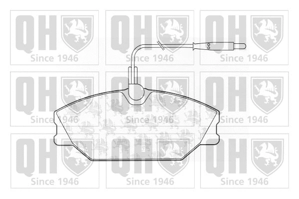 Brake Pad Set, disc brake (BP605)