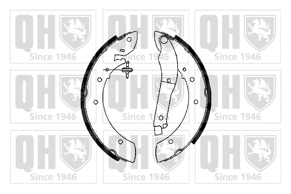 Brake Shoe Set (BS624)