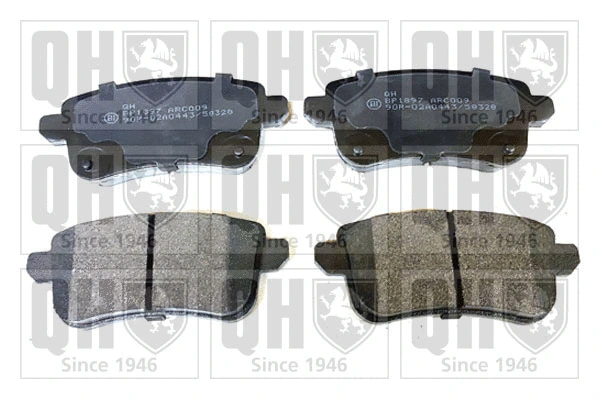 Brake Pad Set, disc brake (BP1897)