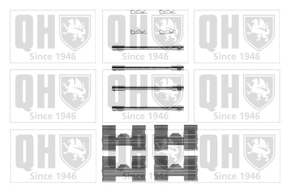 Accessory Kit, disc brake pad (BFK759)