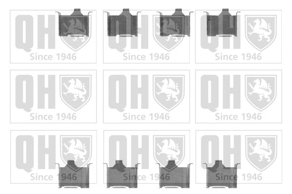 Accessory Kit, disc brake pad (BFK859)