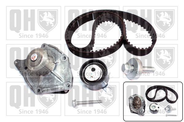 Water Pump & Timing Belt Kit (QBPK7641)