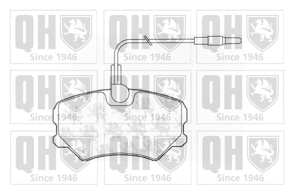 Brake Pad Set, disc brake (BP1007)
