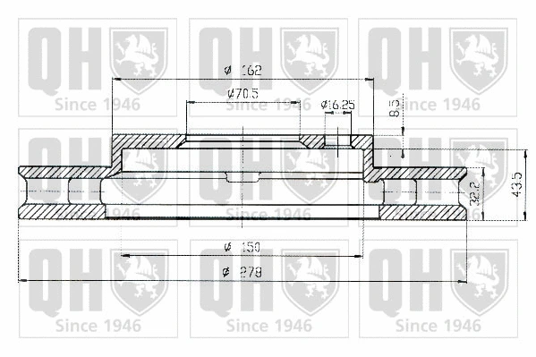 Brake Disc (BDC4797)