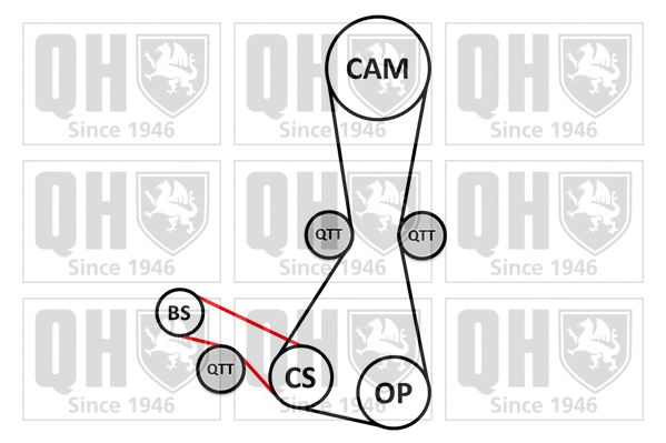 Timing Belt Kit (QBK909)