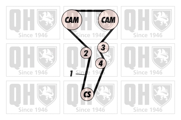 Timing Belt Kit (QBK563)