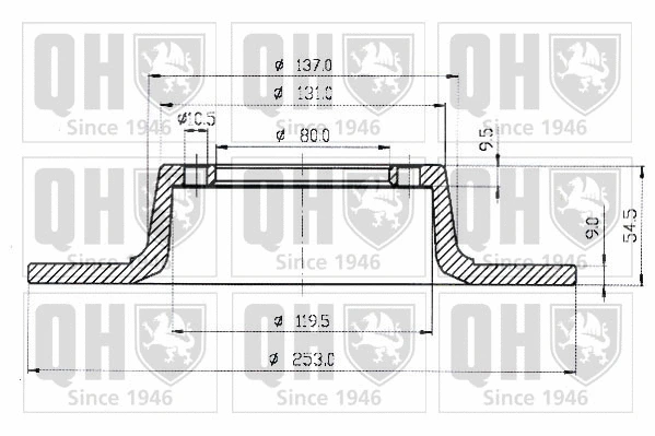 Brake Disc (BDC3465)