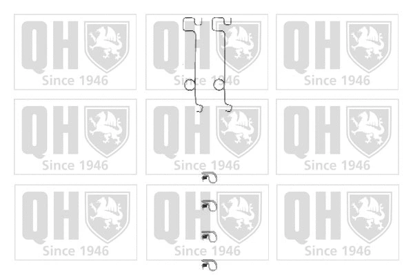 Accessory Kit, disc brake pad (BFK684)