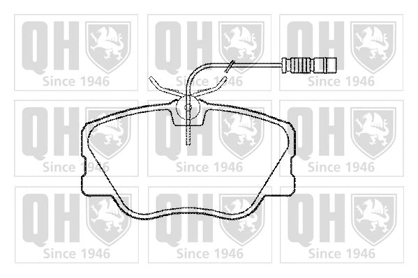 Brake Pad Set, disc brake (BP570)
