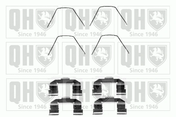 Accessory Kit, disc brake pad (BFK930)