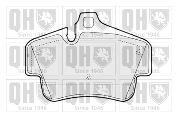 Brake Pad Set, disc brake (BP1728)
