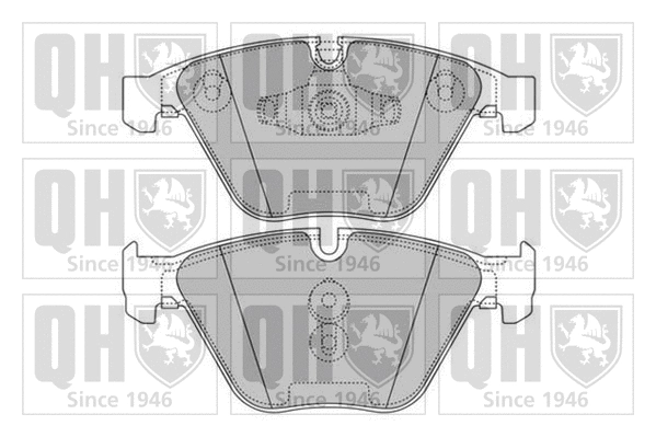 Brake Pad Set, disc brake (BP1605)