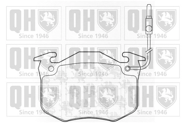 Brake Pad Set, disc brake (BP365)