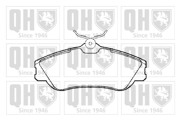 Brake Pad Set, disc brake (BP1145)