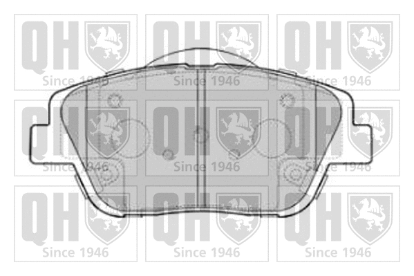 Brake Pad Set, disc brake (BP1776)