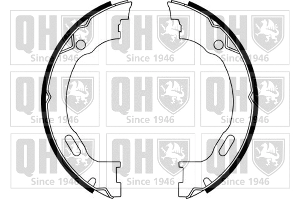 Brake Shoe Set, parking brake (BS1143)