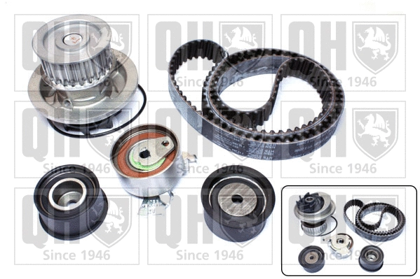 Water Pump & Timing Belt Kit (QBPK6350)