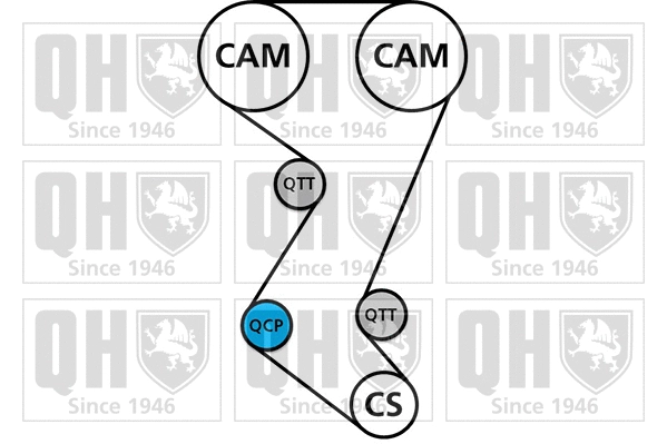 Timing Belt Kit (QBK705)