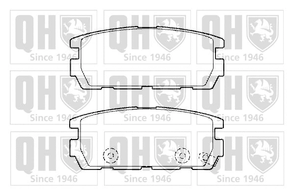 Brake Pad Set, disc brake (BP1446)