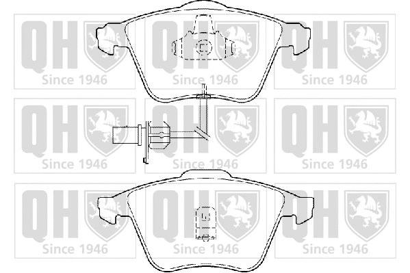 Brake Pad Set, disc brake (BP1356)