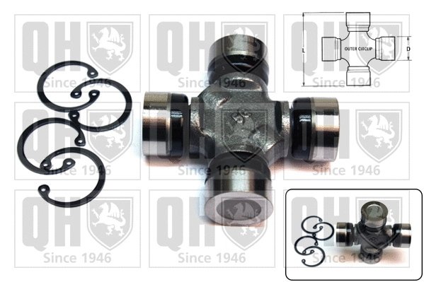 Universal Joint, differential pinion gear (QL16103)