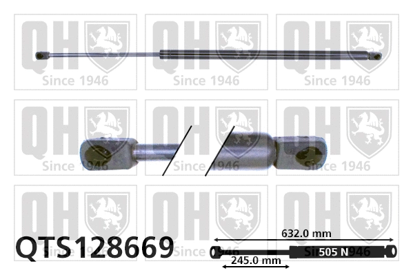 Gas Spring, boot/cargo area (QTS128669)