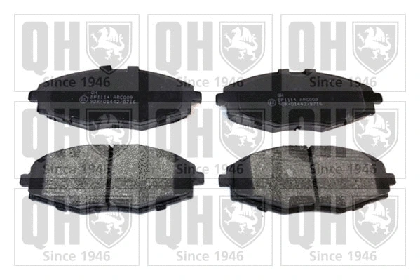 Brake Pad Set, disc brake (BP1114)