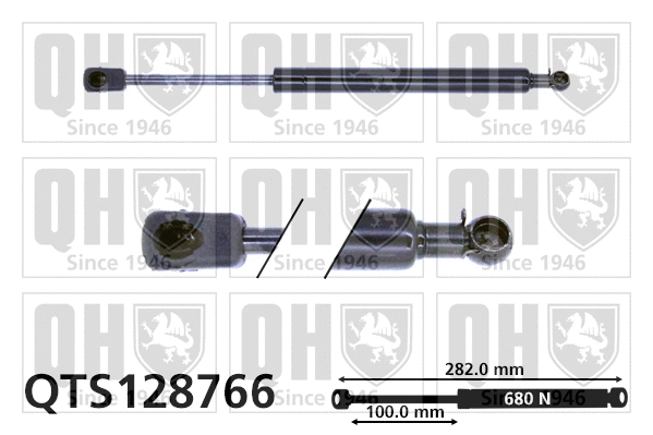 Gas Spring, boot/cargo area (QTS128766)