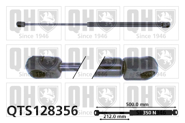 Gas Spring, boot/cargo area (QTS128356)
