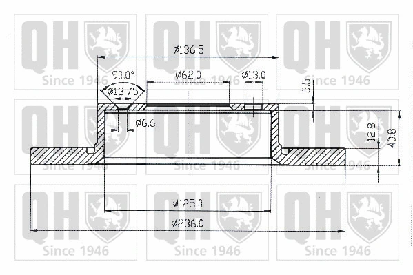 Brake Disc (BDC3737)