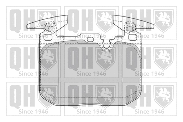 Brake Pad Set, disc brake (BP1835)
