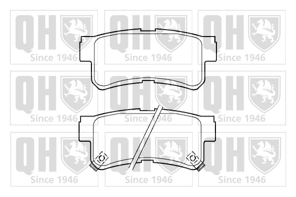 Brake Pad Set, disc brake (BP1387)