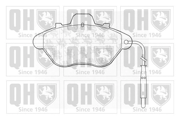 Brake Pad Set, disc brake (BP453)