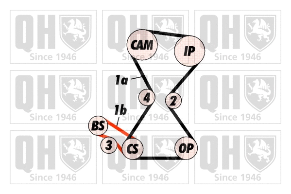 Timing Belt Kit (QBK422)