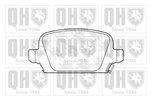 Brake Pad Set, disc brake (BP1267)
