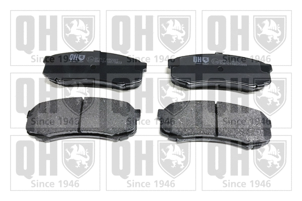 Brake Pad Set, disc brake (BP757)
