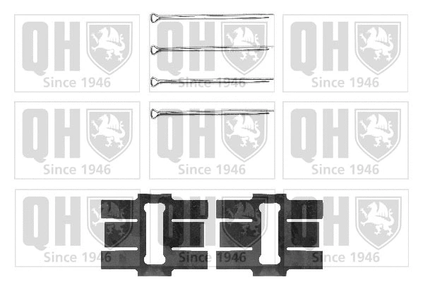 Accessory Kit, disc brake pad (BFK766)