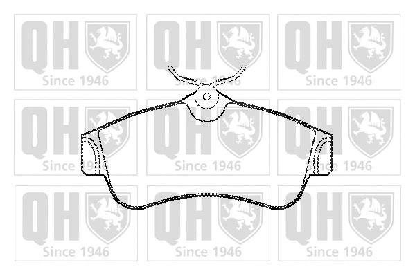 Brake Pad Set, disc brake (BP578)