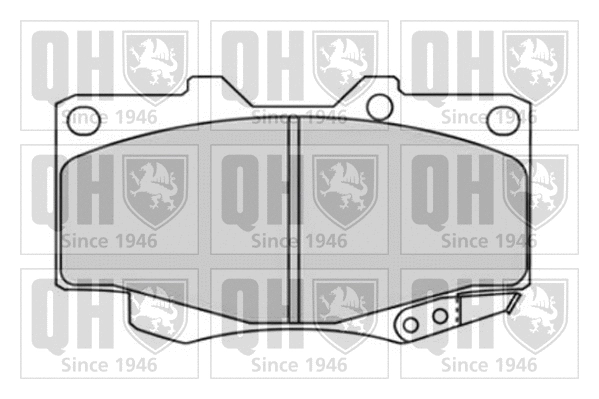 Brake Pad Set, disc brake (BP1616)