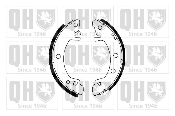 Brake Shoe Set (BS631)