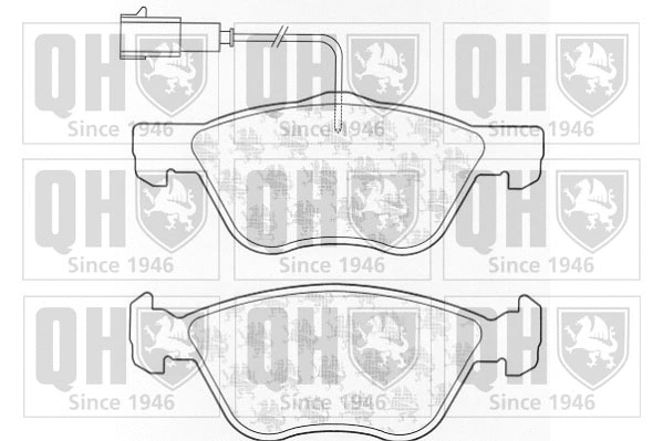 Brake Pad Set, disc brake (BP1048)