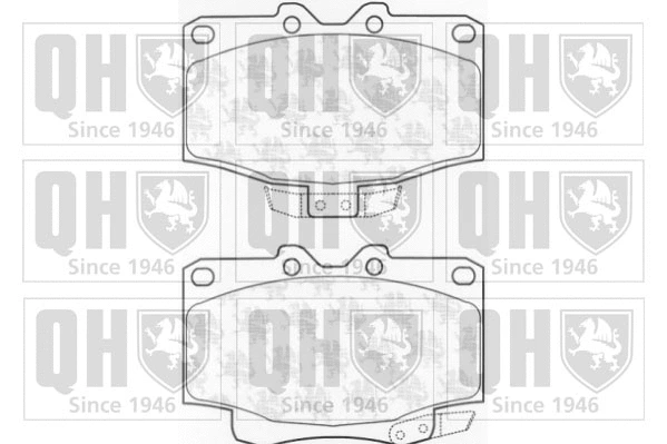 Brake Pad Set, disc brake (BP1027)