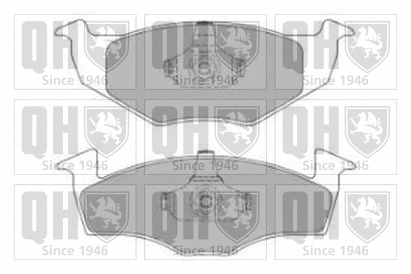 Brake Pad Set, disc brake (BP873)