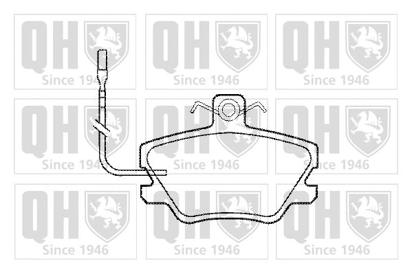 Brake Pad Set, disc brake (BP653)