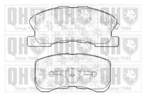 Brake Pad Set, disc brake (BP1196)